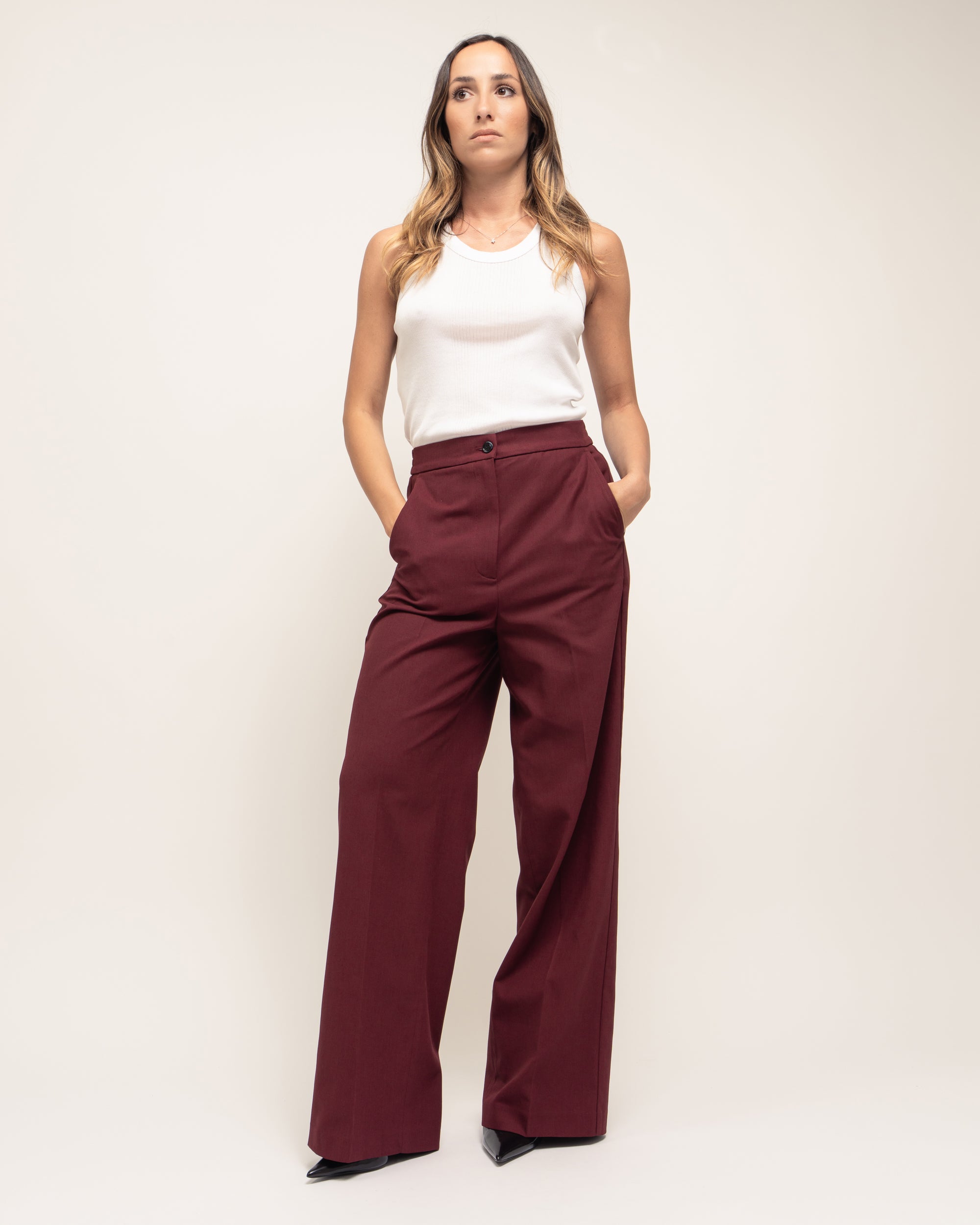 Charm pantaloni a palazzo