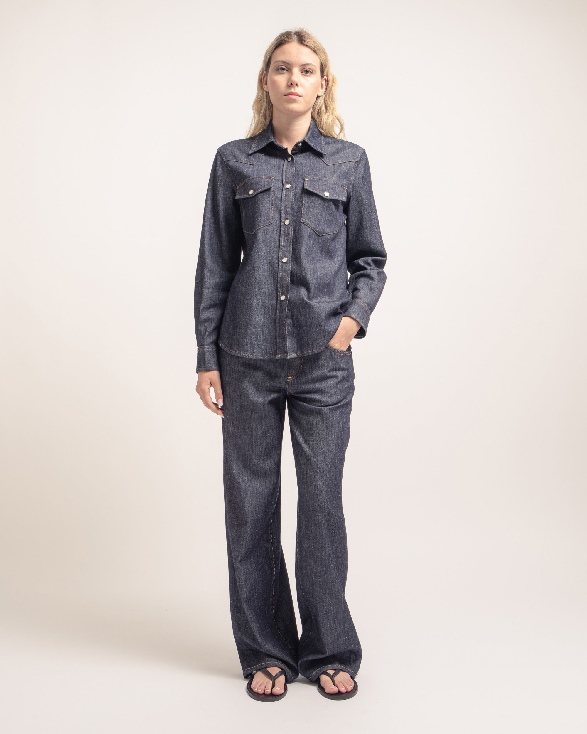Nite camicia slim texana