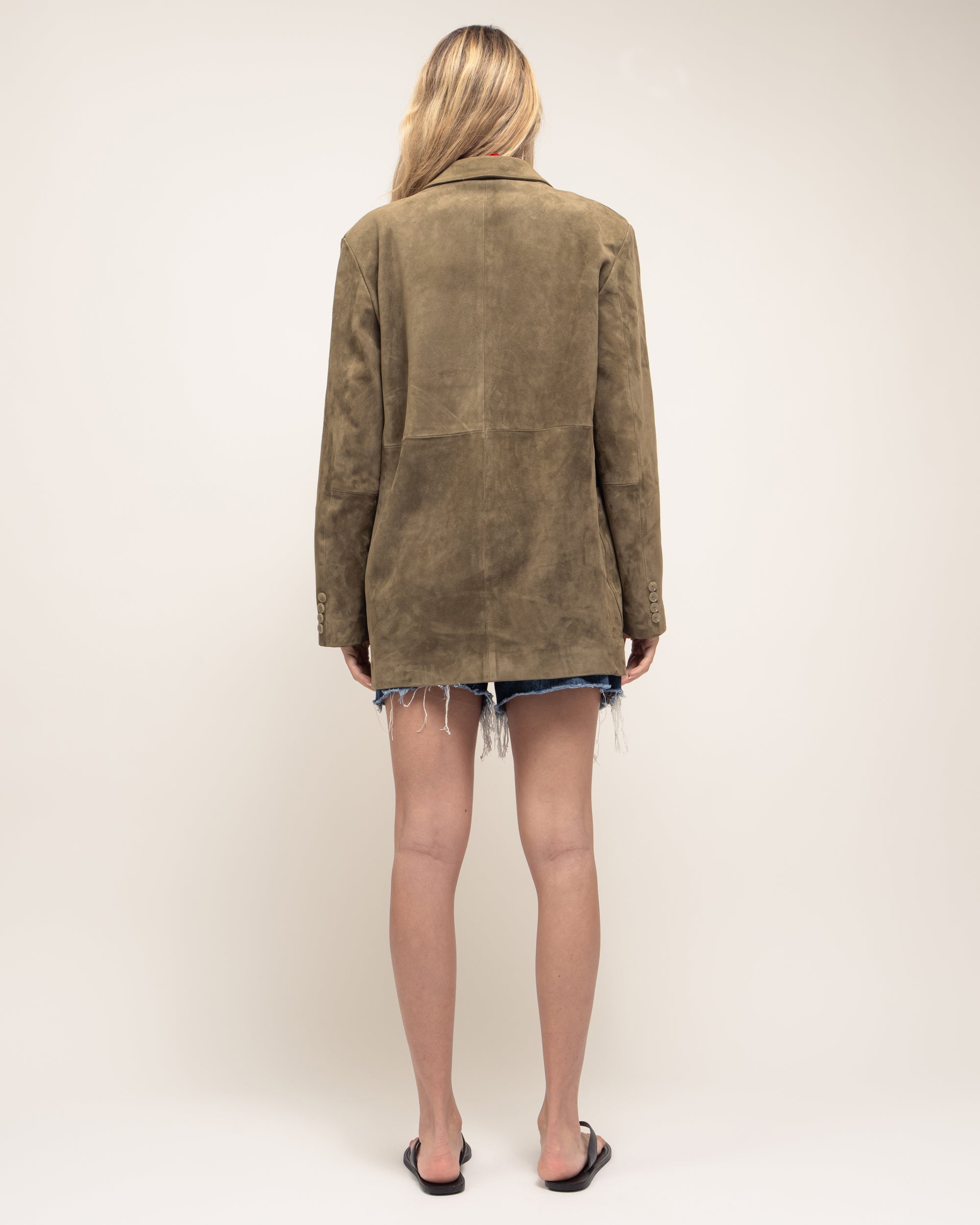 Funker blazer in suede