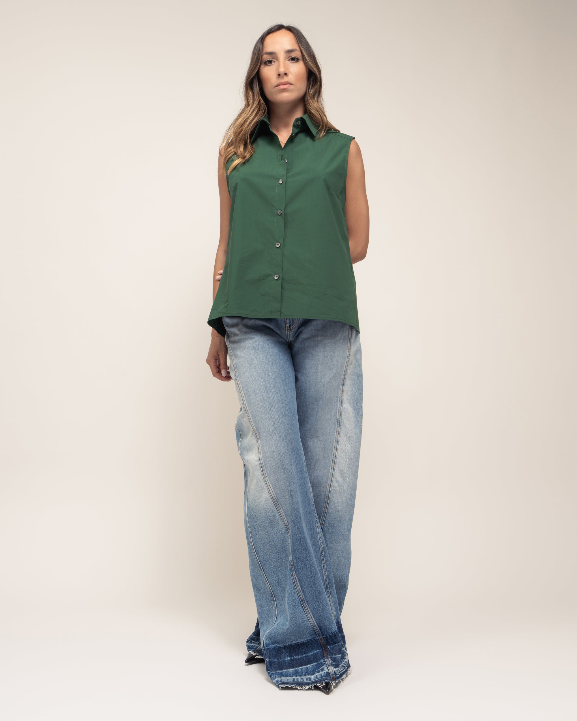 Millie camicia cut-out