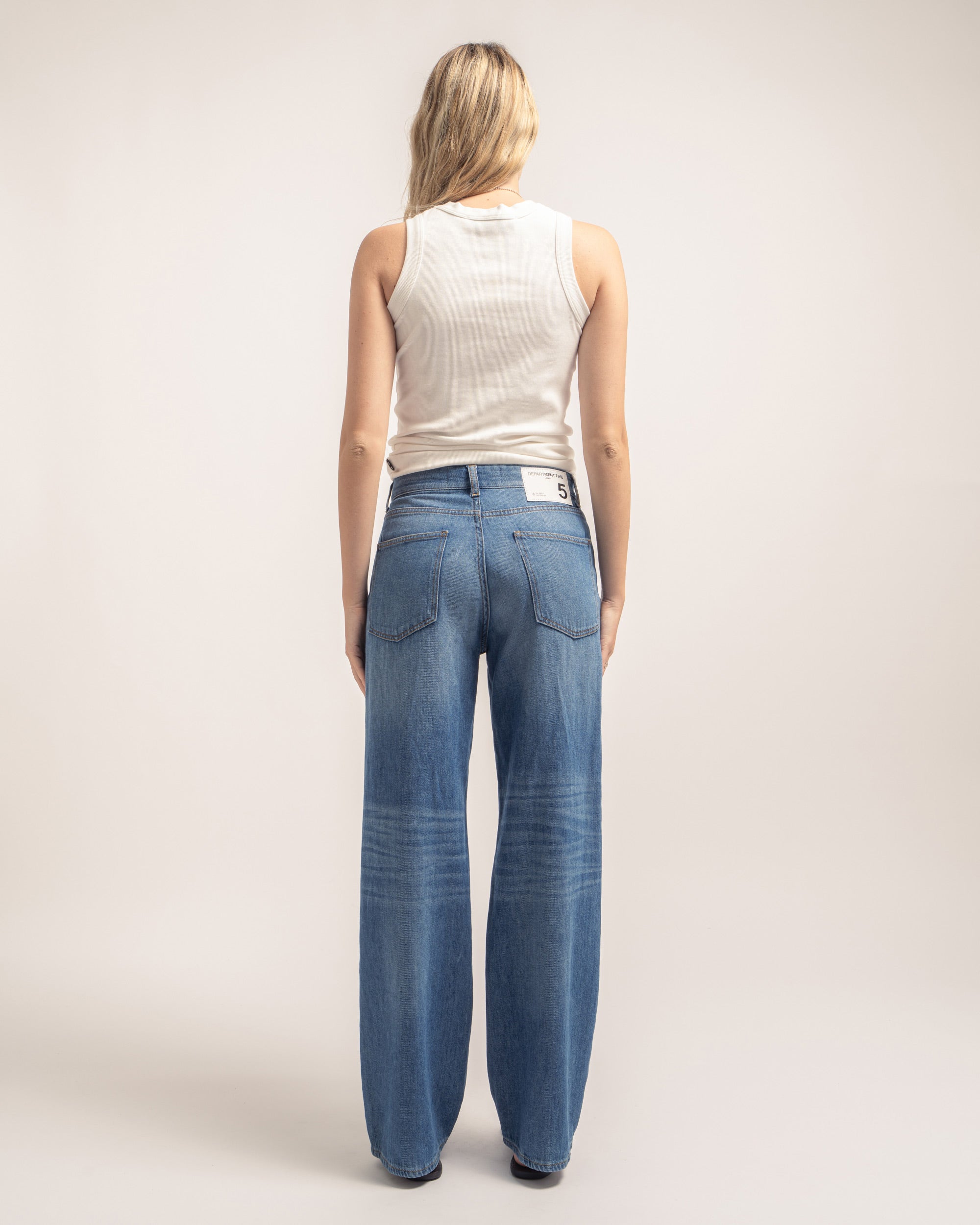 Pop jeans gamba ampia