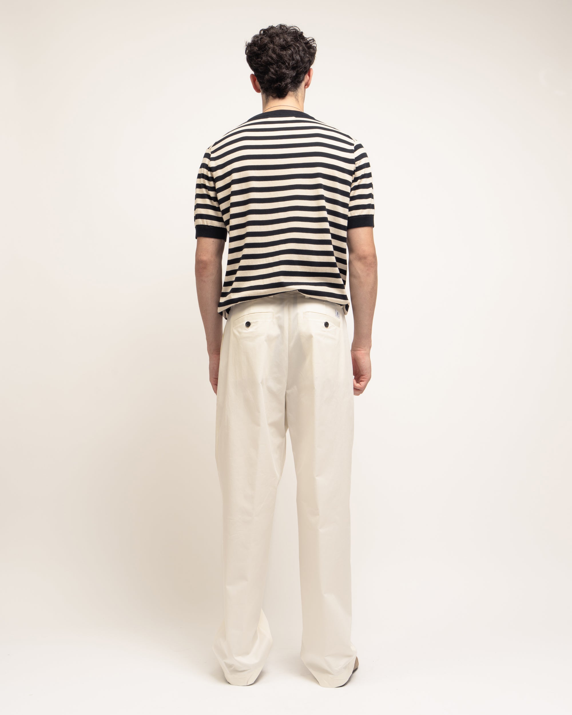 Rushen pleated trousers